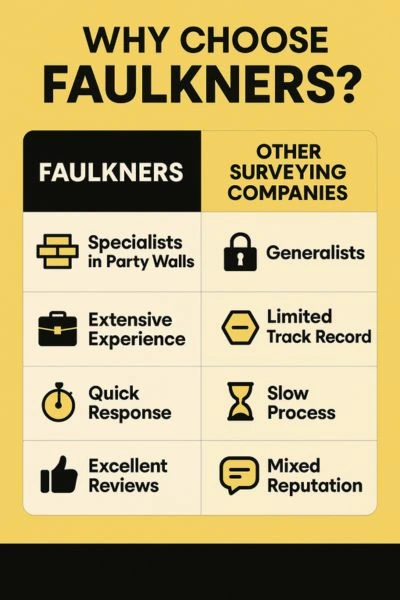 Can I Alter The Party Wall Surveyor? - A Crucial Guide From Faulkner Surveyors 4 Party Wall Mediation {bane} Faulkner Surveyors Fleet Best Surveyor Near me Fleet